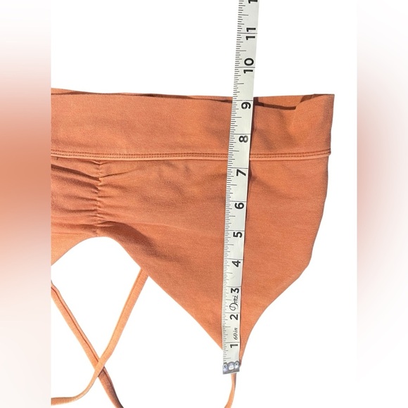 Forever 21 Orange Cross Back Athletic Non-padded bralette size large EUC - Picture 2 of 8